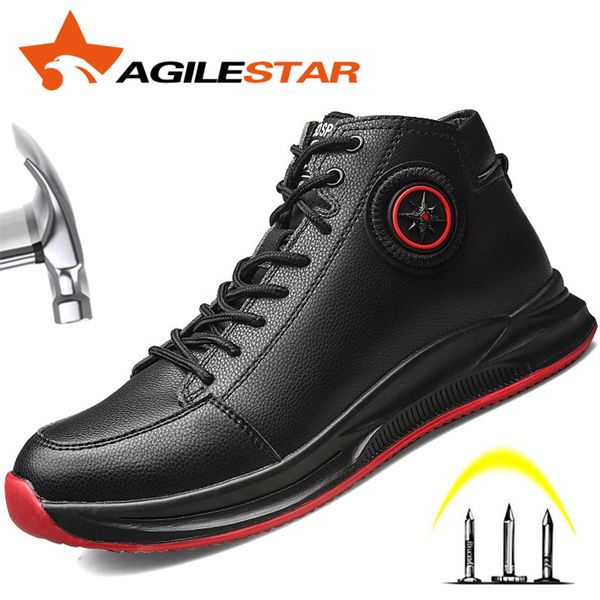 work shoes with steel toe safety martin boots industrial men office boots indestructible anti smashing puncture proof protective 201019, Black
work shoes with steel toe safety martin boots industrial men office boots indestructible anti smashing puncture proof protective 201019, Black