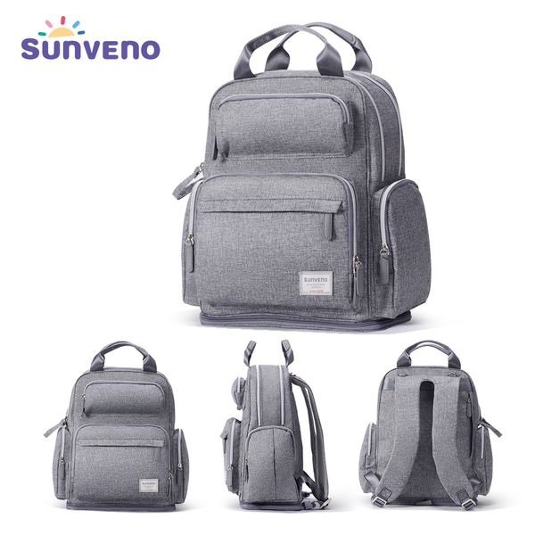 sunveno large capacity fashion maternity backpack stylish stroller baby diaper bag for mom 1005
sunveno large capacity fashion maternity backpack stylish stroller baby diaper bag for mom 1005