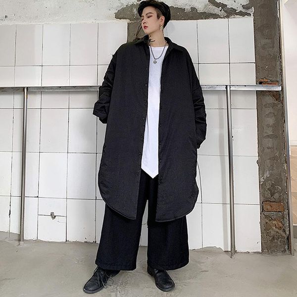 male vintage streetwear hip hop long shirt coat outerwear men oversize long sleeve loose casual thick cotton padded shirt jacket, White;black
male vintage streetwear hip hop long shirt coat outerwear men oversize long sleeve loose casual thick cotton padded shirt jacket, White;black