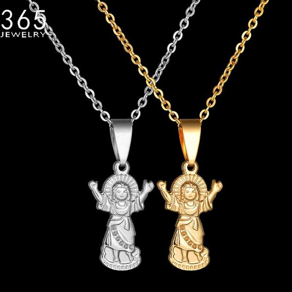 pendant necklaces 2021 religious laciness gold color jesus necklace stainless steel blessed jewelry drop, Silver
pendant necklaces 2021 religious laciness gold color jesus necklace stainless steel blessed jewelry drop, Silver