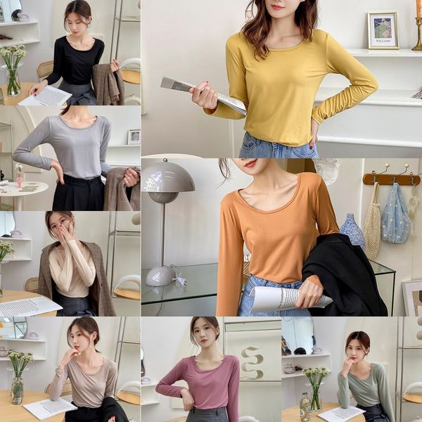 h8xtk emma 11 color with round neck in autumn new korean t-shirt double-sided matte and vwget t-pullover long sleeve t-shirt for women versa, White
h8xtk emma 11 color with round neck in autumn new korean t-shirt double-sided matte and vwget t-pullover long sleeve t-shirt for women versa, White