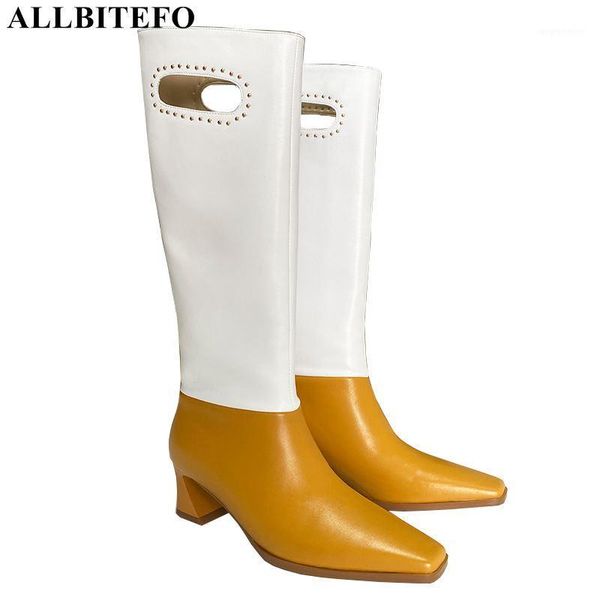 allbitefo microfiber+ genuine leather long boots for women fashion high heel shoes women boots knee high1, Black
allbitefo microfiber+ genuine leather long boots for women fashion high heel shoes women boots knee high1, Black