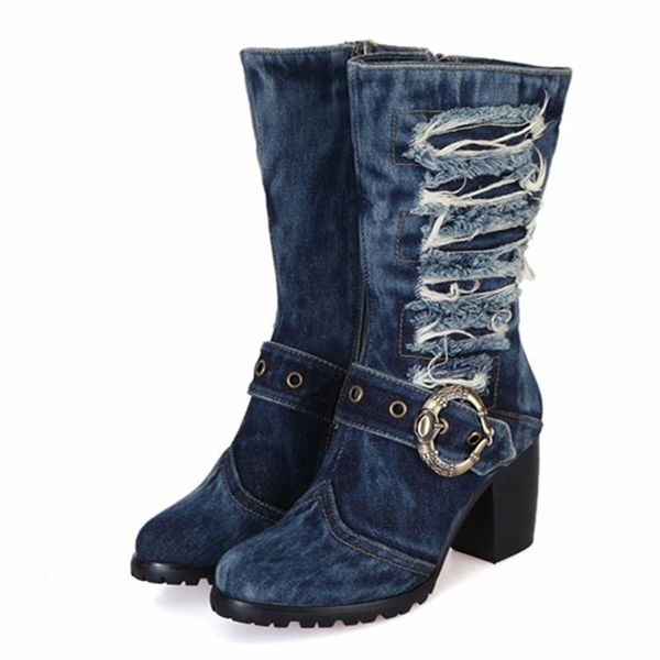 2020 winter warm boots women denim boot platform chunky high heel botas mujer jean riding boots shoes woman size 42, Black
2020 winter warm boots women denim boot platform chunky high heel botas mujer jean riding boots shoes woman size 42, Black