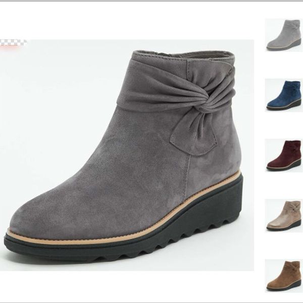 women ankle boots low heel wedges shoes woman autumn winter warm sweet bowties shoe chaussures femme zapatos mujer sapato d2256, Black
women ankle boots low heel wedges shoes woman autumn winter warm sweet bowties shoe chaussures femme zapatos mujer sapato d2256, Black