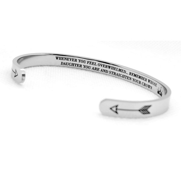 custom made titanium steel c-shaped bracelet inspirational jewelry father mother thanksgiving christmas gift for men and women, Black
custom made titanium steel c-shaped bracelet inspirational jewelry father mother thanksgiving christmas gift for men and women, Black