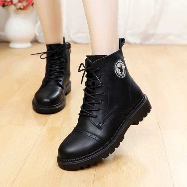 2020 autumn winter women's boots korean fashion martin boots british high four seasons women's single boots round head middle tube, Black
2020 autumn winter women's boots korean fashion martin boots british high four seasons women's single boots round head middle tube, Black