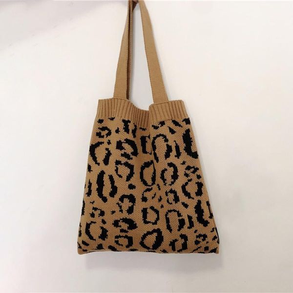 fashion leopard printing shoulder bags for women 2020 knitted shopping bag casual foldable wool fabric weaving tote handbags
fashion leopard printing shoulder bags for women 2020 knitted shopping bag casual foldable wool fabric weaving tote handbags