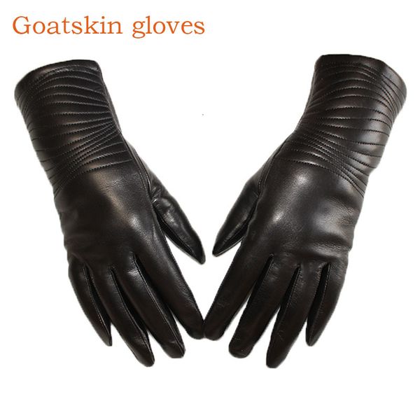 leather gloves female goatskin thin wool line lining spring and autumn warm women' business driving gloves, Blue;gray
leather gloves female goatskin thin wool line lining spring and autumn warm women' business driving gloves, Blue;gray