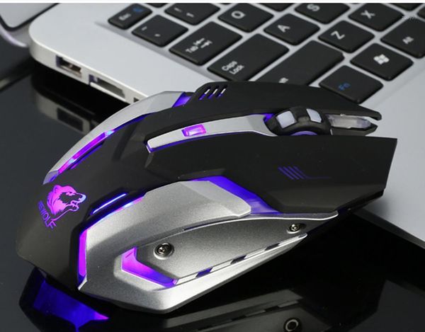mice wireless mouse silent computer 1600dpi ergonomic led backlit optical rechargeable gaming for lap20j21