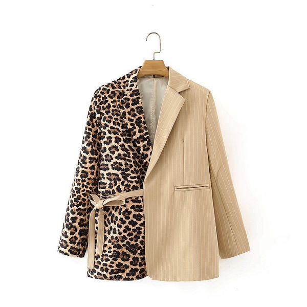 2021 new dt 27700 leopard color matching blazer tall waist show thin with long in a suit 6jtw, Black;brown
2021 new dt 27700 leopard color matching blazer tall waist show thin with long in a suit 6jtw, Black;brown