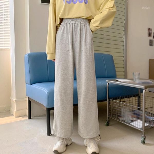 women trousers autumn korean style fashion wild loose high waist sports pants casual two wear wide leg pants/1, Black;white
women trousers autumn korean style fashion wild loose high waist sports pants casual two wear wide leg pants/1, Black;white