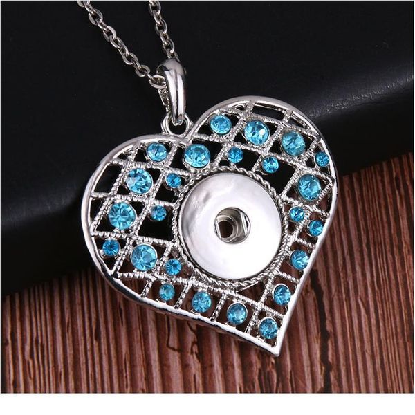 new snaps jewelry crystal rhinestone heart pendant snap necklace fit 18mm snap button necklace women pendant necklace wi bbykqz, Silver
new snaps jewelry crystal rhinestone heart pendant snap necklace fit 18mm snap button necklace women pendant necklace wi bbykqz, Silver