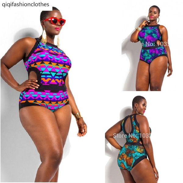 single print hollow out fat woman's extra large triangle one-piece swimsuit for women, White;black
single print hollow out fat woman's extra large triangle one-piece swimsuit for women, White;black