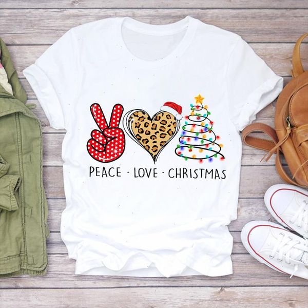women christmas leopard love clothing kawaii holiday fashion print lady t shirts tshirt ladies graphic female tee t shirt, White
women christmas leopard love clothing kawaii holiday fashion print lady t shirts tshirt ladies graphic female tee t shirt, White