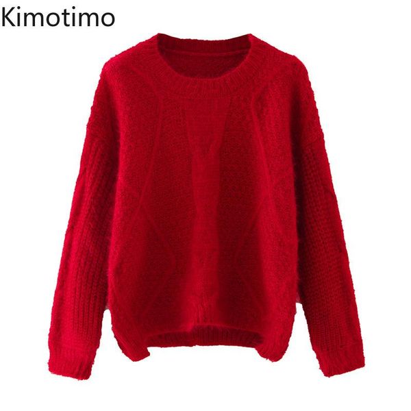 kimotimo jumper sweater vintage knitted long sleeve o-neck red christmas sweater 2020 autumn korean chic casual women, White;black
kimotimo jumper sweater vintage knitted long sleeve o-neck red christmas sweater 2020 autumn korean chic casual women, White;black