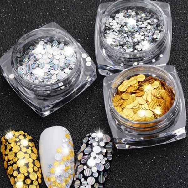 nail glitter silver laser effect mixed 1-3mm mini round shape powder 3d art decorations tips diy tool, Silver;gold
nail glitter silver laser effect mixed 1-3mm mini round shape powder 3d art decorations tips diy tool, Silver;gold