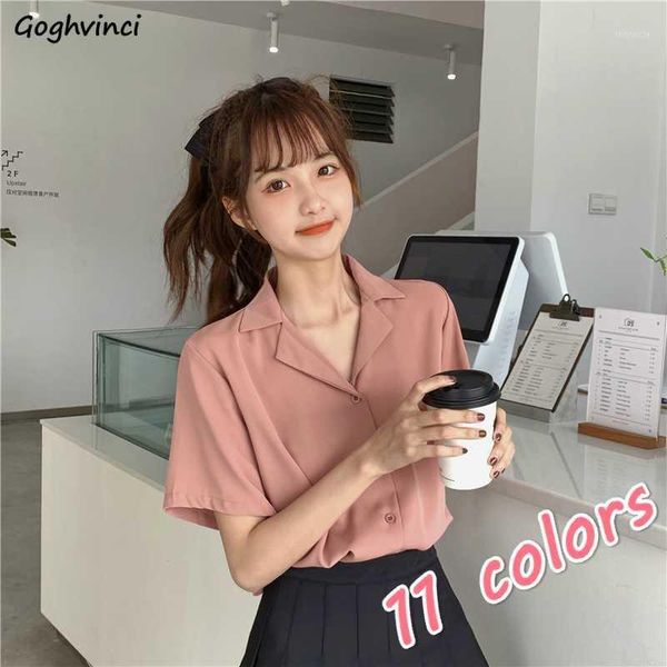 blouses shirts women summer notched vintage solid chiffon slender all-match candy color leisure womens sweet elegant chic fresh1, White
blouses shirts women summer notched vintage solid chiffon slender all-match candy color leisure womens sweet elegant chic fresh1, White