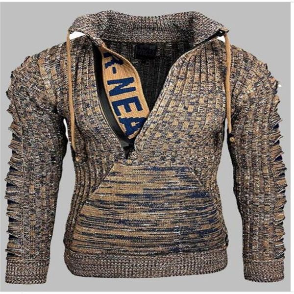 men's sweaters autumn winter 2021 men lapel striped half zipper long sleeve pullovers streetwear vintage casual loose thick warm sweate, White;black
men's sweaters autumn winter 2021 men lapel striped half zipper long sleeve pullovers streetwear vintage casual loose thick warm sweate, White;black