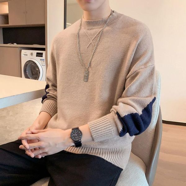 korean fashion knitted sweater bottoming crew neck loose and versatile cool men sweaters pullover clothes ing, White;black
korean fashion knitted sweater bottoming crew neck loose and versatile cool men sweaters pullover clothes ing, White;black