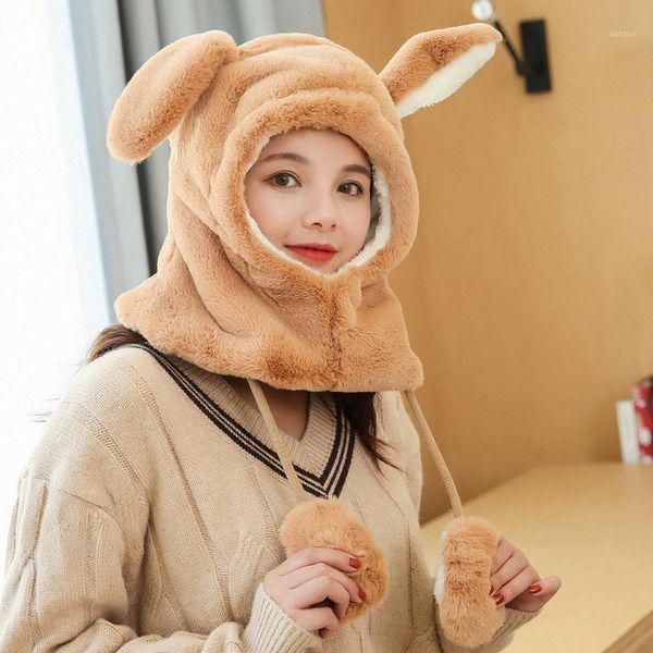 winter knit hat neck warmer fleece lined cap for women outdoor warm long ear cap1, Blue;gray
winter knit hat neck warmer fleece lined cap for women outdoor warm long ear cap1, Blue;gray