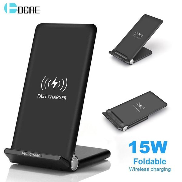 dcae 15w fast wireless charger stand qi charging pad dock station for iphone 11 xs xr x 8 airpods samsung s10 s9 s8 quick charge
dcae 15w fast wireless charger stand qi charging pad dock station for iphone 11 xs xr x 8 airpods samsung s10 s9 s8 quick charge