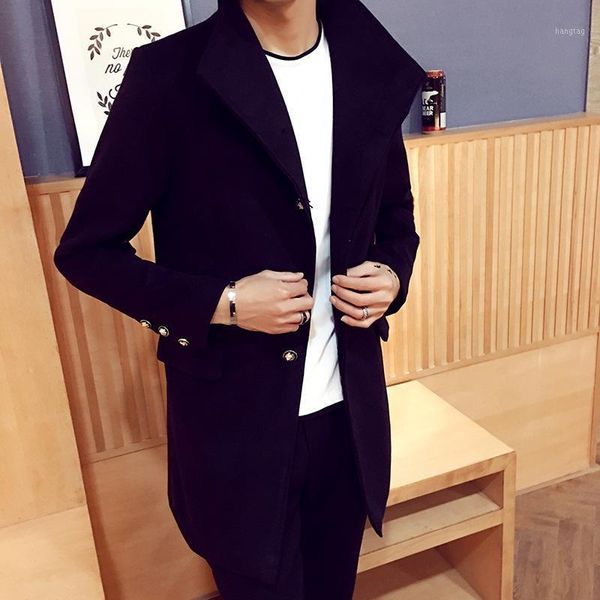 2020 winter new style woolen coat male mid-length business casual youth men autumn & winter suit jacket1, Black
2020 winter new style woolen coat male mid-length business casual youth men autumn & winter suit jacket1, Black