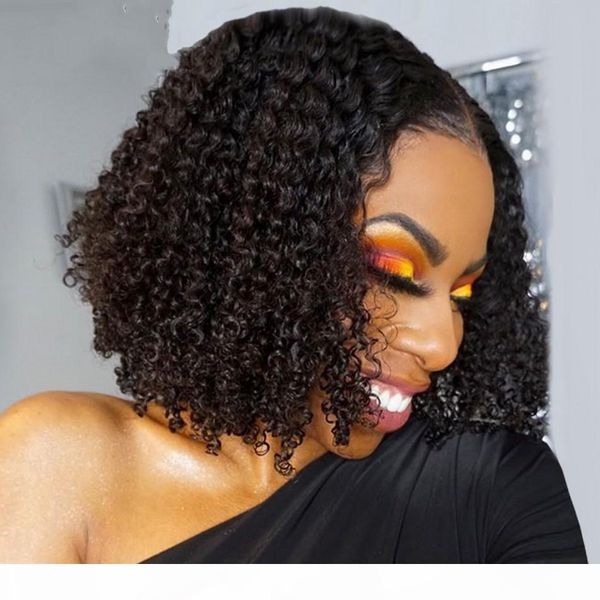 kinky curly wig short bob full lace human hair wigs brazilian lace wigs for black women pre-plucked with baby hair, Black;brown
kinky curly wig short bob full lace human hair wigs brazilian lace wigs for black women pre-plucked with baby hair, Black;brown