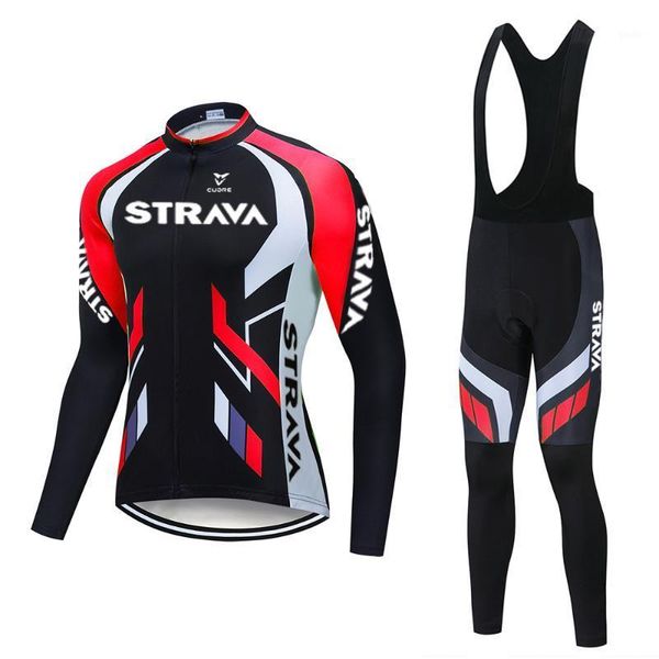 2020 strava pro team long sleeve cycling jersey set bib pants ropa ciclismo bicycle clothing mtb bike jersey uniform men clothes1, Black;blue
2020 strava pro team long sleeve cycling jersey set bib pants ropa ciclismo bicycle clothing mtb bike jersey uniform men clothes1, Black;blue