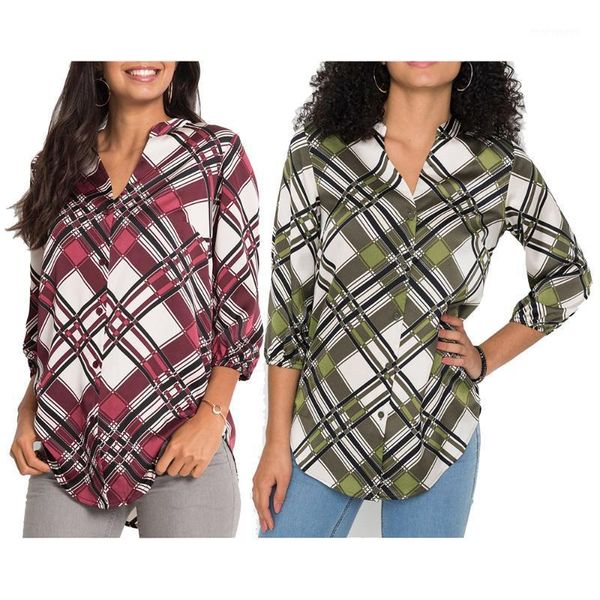 women's blouses & shirts summer and autumn women diagonal print v-neck long-sleeve loose shirt fashion casual comfortable ladies shirts, White
women's blouses & shirts summer and autumn women diagonal print v-neck long-sleeve loose shirt fashion casual comfortable ladies shirts, White