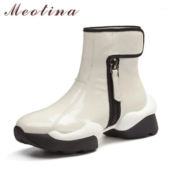 boots meotina ankle women shoes real leather platform high heel ladies zip thick heels short autumn winter black 421
boots meotina ankle women shoes real leather platform high heel ladies zip thick heels short autumn winter black 421