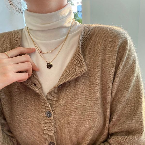 folding necklaces light luxury small design sweater chain versatile simple long 2020 new clavicle chain, Silver
folding necklaces light luxury small design sweater chain versatile simple long 2020 new clavicle chain, Silver