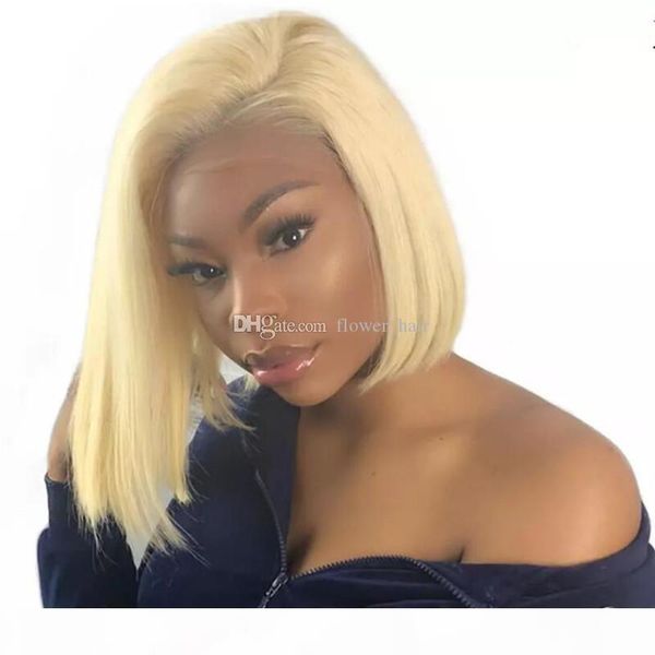 human bob front lace wigs ombre 613 blonde virgin brazilian pre plucked short human blonde hair lace front wigs for women, Black;brown
human bob front lace wigs ombre 613 blonde virgin brazilian pre plucked short human blonde hair lace front wigs for women, Black;brown
