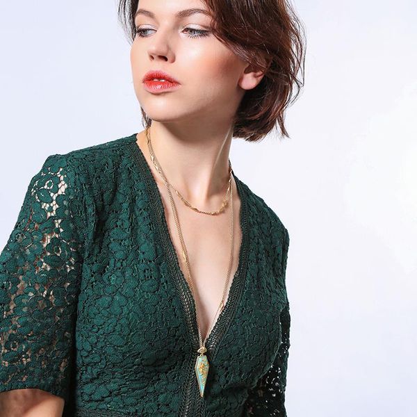 bohemia seller new arrival green color resin necklace for women handmade adjustable wedding gift layer necklace jewelry, Silver
bohemia seller new arrival green color resin necklace for women handmade adjustable wedding gift layer necklace jewelry, Silver