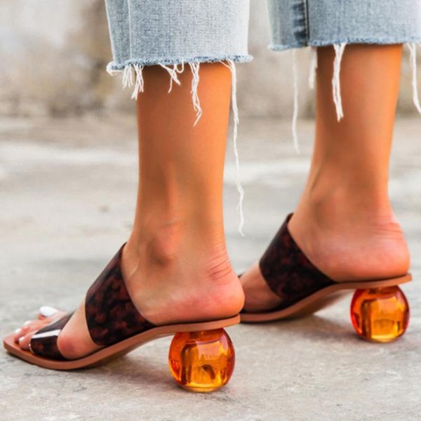 slippers clear summer pvc square toe ladies shoes transparent crystal round ball heel women leopard grain jelly sandals1, Black
slippers clear summer pvc square toe ladies shoes transparent crystal round ball heel women leopard grain jelly sandals1, Black