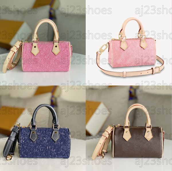nano speedy women designer bags m81213 pink monograms jacquard denim purse wallet two handles a long strap cross-body mini totes handbags m8
nano speedy women designer bags m81213 pink monograms jacquard denim purse wallet two handles a long strap cross-body mini totes handbags m8
