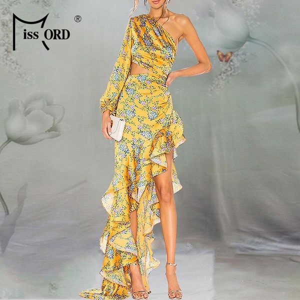 missord women floral print dresses one shoulder irregular ruffles bodycon maxi party dress m0744, Black;gray
missord women floral print dresses one shoulder irregular ruffles bodycon maxi party dress m0744, Black;gray