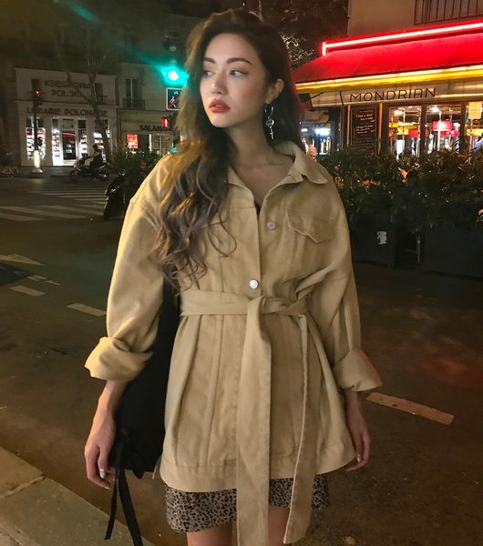 2021 light denim jacket autumn winter kpop style streetwear woman clothes hqyq, Black;brown
2021 light denim jacket autumn winter kpop style streetwear woman clothes hqyq, Black;brown