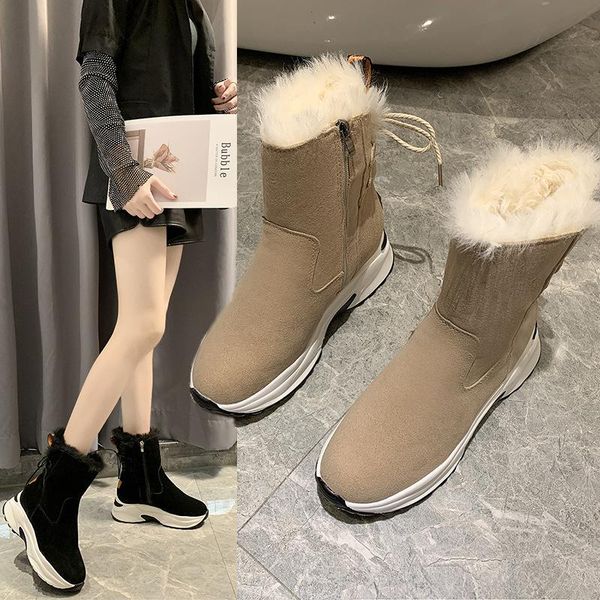 winter platform boots leather snow boots female casual shoes fur woman booties black lace-up zipper mid-calf boot botas mujer
winter platform boots leather snow boots female casual shoes fur woman booties black lace-up zipper mid-calf boot botas mujer