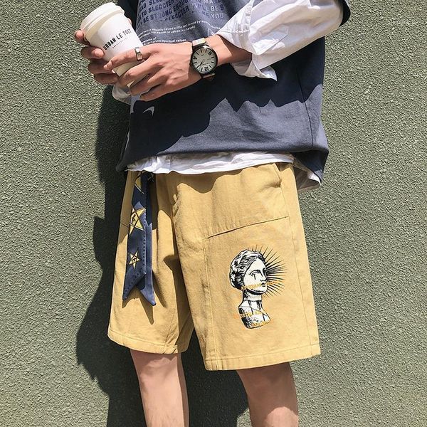 cotton bermuda men shorts 2020 summer fashionable ribbons overalls shorts cargo harajuku design mans casual short pants1, White;black
cotton bermuda men shorts 2020 summer fashionable ribbons overalls shorts cargo harajuku design mans casual short pants1, White;black