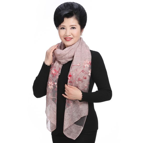 embroidered scarf for middle-aged elderly women, spring autumn winter old people's long and versatile silk scarf, grandmother, Blue;gray
embroidered scarf for middle-aged elderly women, spring autumn winter old people's long and versatile silk scarf, grandmother, Blue;gray