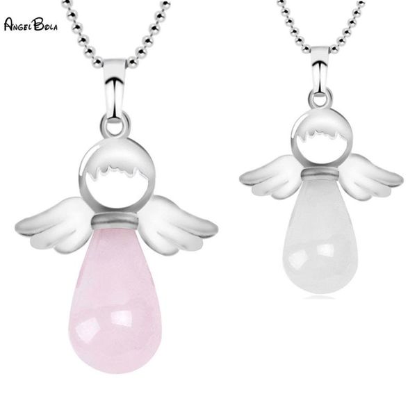 новая мода ангел ожерелье розовый синий белый природный камень ангелы круглый каплевидные подвески для женских украшений подарка, Silver
новая мода ангел ожерелье розовый синий белый природный камень ангелы круглый каплевидные подвески для женских украшений подарка, Silver