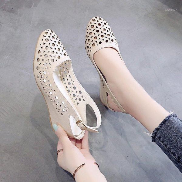 women hollow genuine leather breathable soft wedge sandals summer women shoes woman casual solid buckle strap ladies sandals 6cm1, Black
women hollow genuine leather breathable soft wedge sandals summer women shoes woman casual solid buckle strap ladies sandals 6cm1, Black