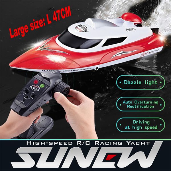 2.4g 4ch 180 flip remote control rc speedboat waterproof high speed 35km/h rc boat led lights 200m control toys for kids gift
2.4g 4ch 180 flip remote control rc speedboat waterproof high speed 35km/h rc boat led lights 200m control toys for kids gift