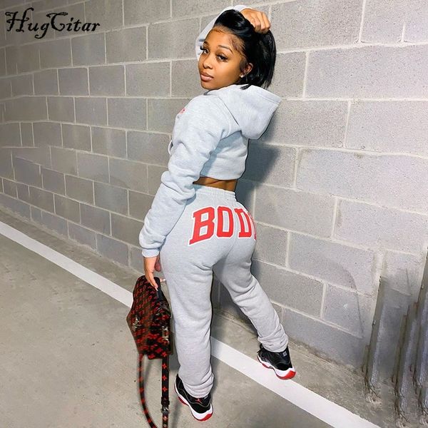hugcitar letters print hoodies joggings 2 pieces set autumn winter women streetwear sweatshirts trousers tracksuits 201104, Gray
hugcitar letters print hoodies joggings 2 pieces set autumn winter women streetwear sweatshirts trousers tracksuits 201104, Gray