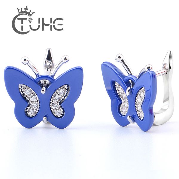 stud crystal drop ceramic women earrings elegant style for lady romantic brand butterfly jewelry pink blue, Golden;silver
stud crystal drop ceramic women earrings elegant style for lady romantic brand butterfly jewelry pink blue, Golden;silver