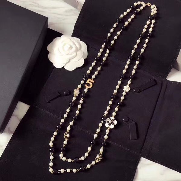 women long pendants layered pearl necklace collares de moda 2020 letter no 5 flower party jewelry q1113, Silver
women long pendants layered pearl necklace collares de moda 2020 letter no 5 flower party jewelry q1113, Silver