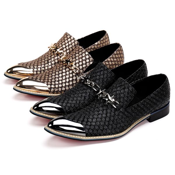 chaussure homme mens dress shoes black gold toe classic shoes slipon spiked loafers luxury prom oxford for men shoe lasts
chaussure homme mens dress shoes black gold toe classic shoes slipon spiked loafers luxury prom oxford for men shoe lasts