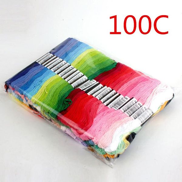 100 pcs random color diy silk line branch threads similar thread embroidery thread floss skein cross stitch, Black;white
100 pcs random color diy silk line branch threads similar thread embroidery thread floss skein cross stitch, Black;white