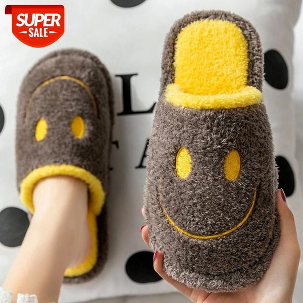 women's slippers warm furry plush slippers cute smile bedroom comfy indoor suede shoes for women 2020 #ug2i, Black
women's slippers warm furry plush slippers cute smile bedroom comfy indoor suede shoes for women 2020 #ug2i, Black