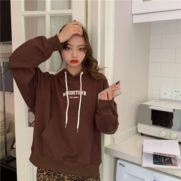 p shoot net price loose hooded long-sleeved sweater taobao 99 selection, Black
p shoot net price loose hooded long-sleeved sweater taobao 99 selection, Black